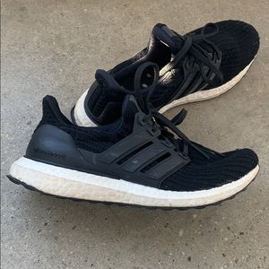 Black Adidas Ultraboost Running Sneakers